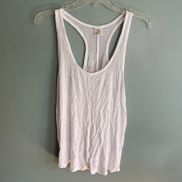 Ribbed Racerback Tank Top - Picture 2 of 4